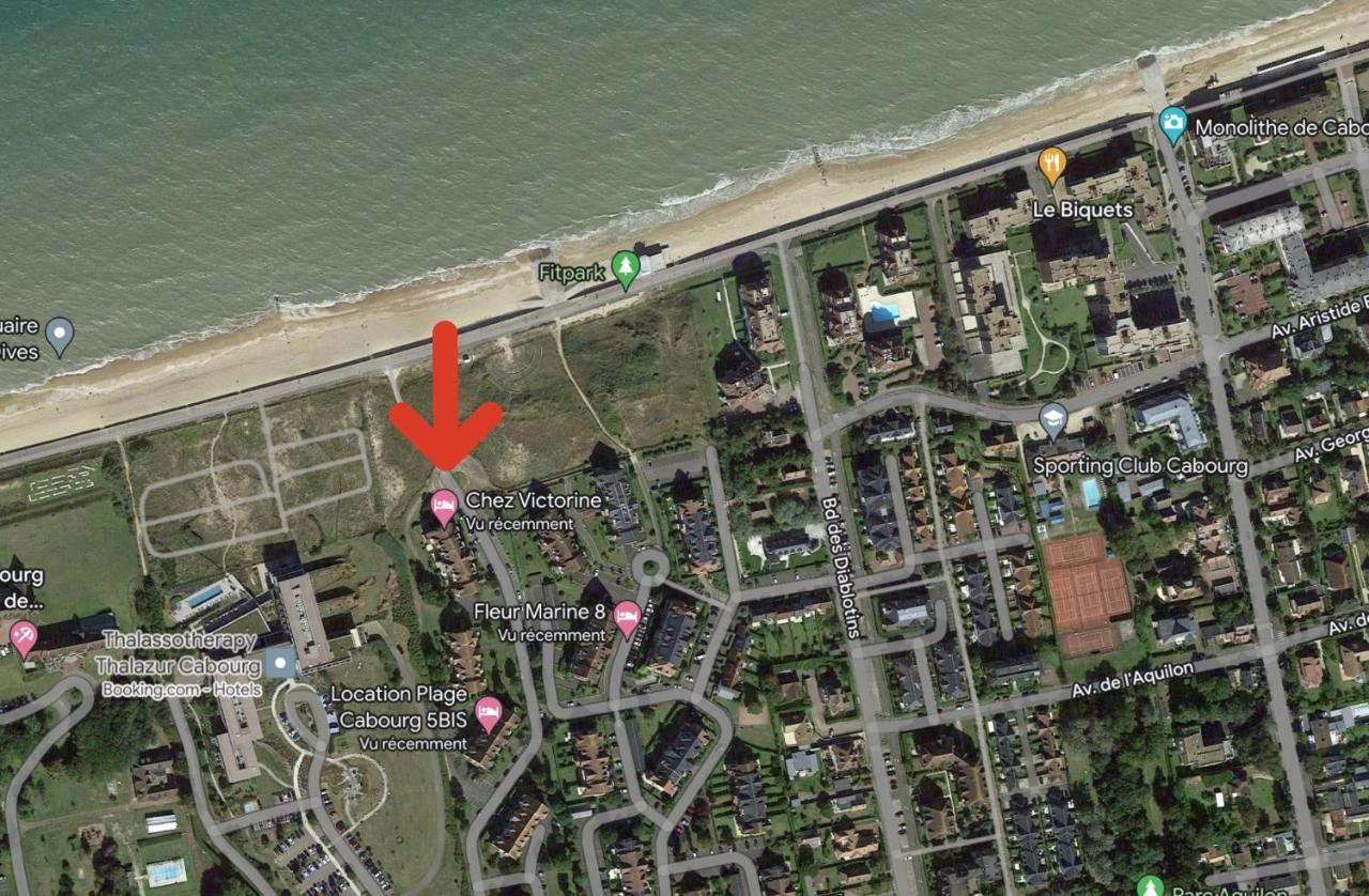 Joli Studio Pres Du Front De Mer Cabourg Extérieur photo